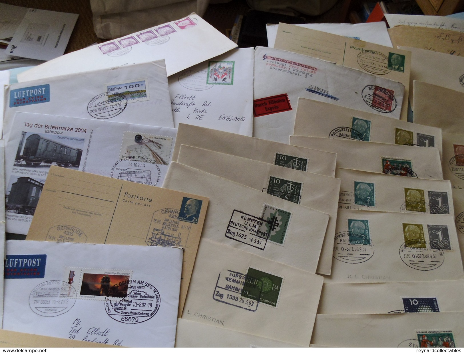 Germany large collection covers/cards TPO/Railway Bahnpost covers/cards+ (550 items!!) 1890s-2000s