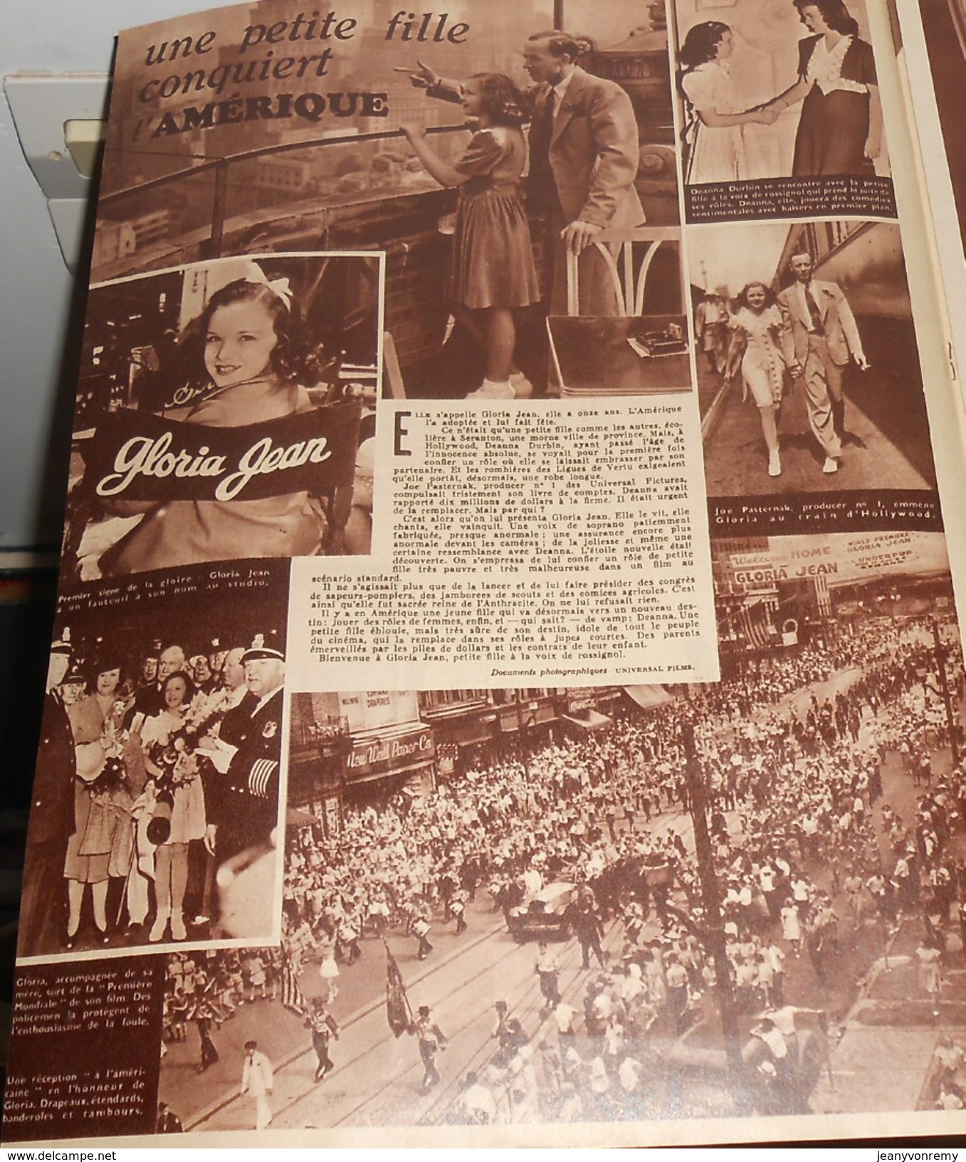 Voilà. N°448. 3 Novembre 1939. Paris en tenue de guerre. Gloria Jean. Mireille et Sacha Guitry.