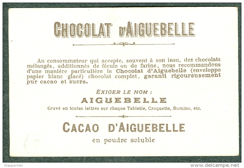 Chromo Chocolat Aiguebelle Paysage Neige Landscape TBE - Aiguebelle