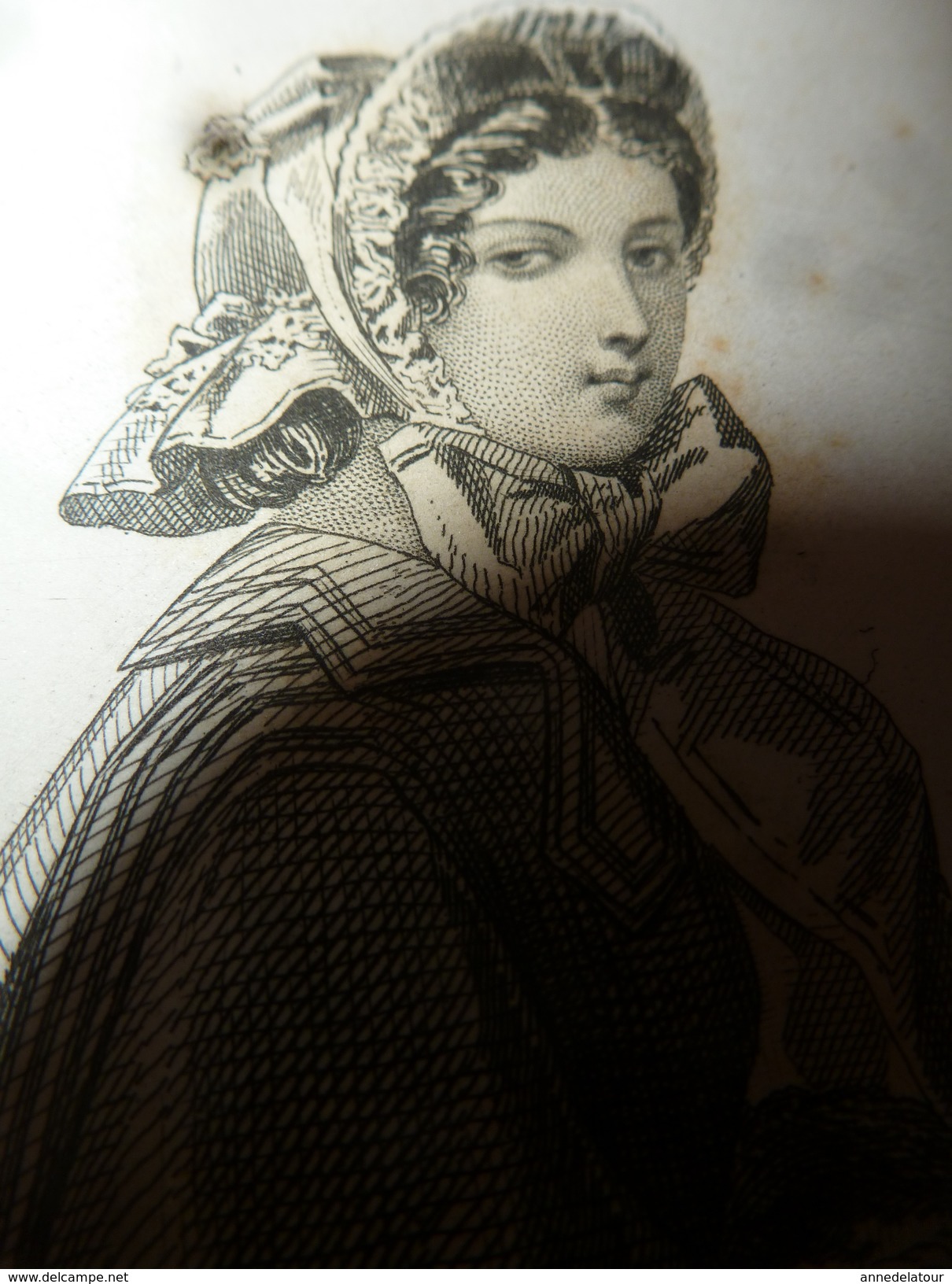 1861-1862  Gravure Avec Notice  : Planche De Confection De La Maison GAGELIN (manteaux,chapeaux,pardessus,capote,etc) - Other & Unclassified