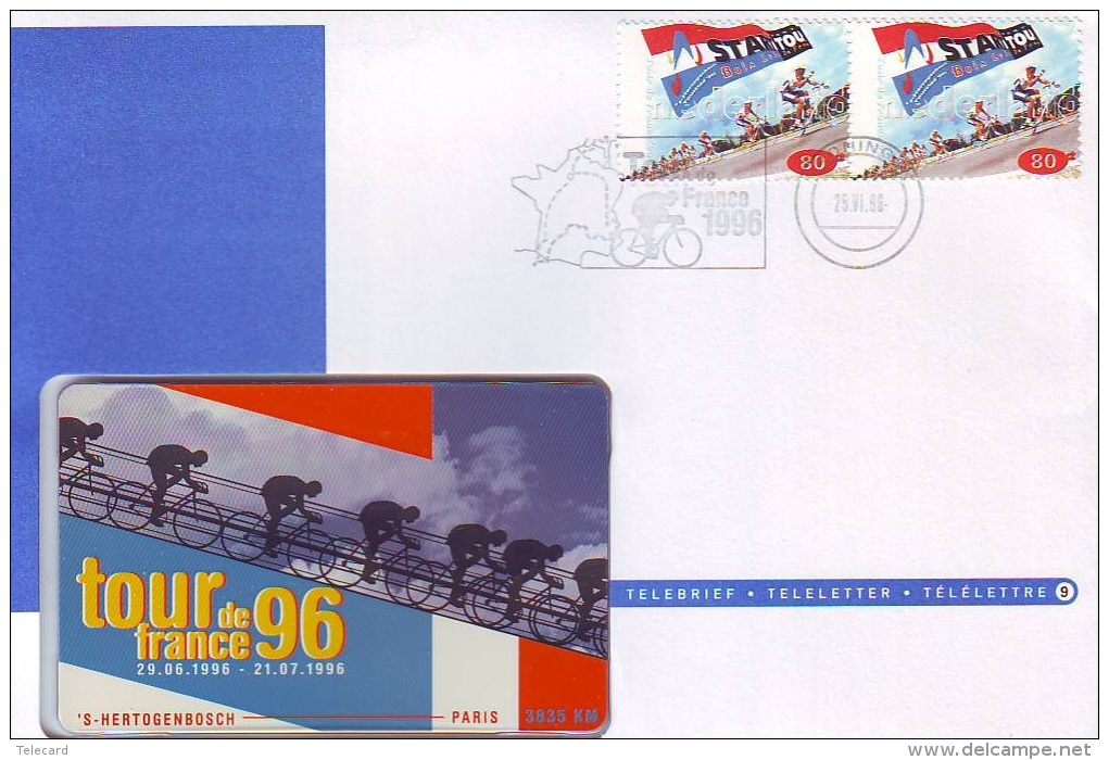 NEDERLAND * TELEBRIEF * TELELETTER * TELETETTRE  Nr. 9 * CHIPCARD MINT * ONGEBRUIKT  + POSTZEGELS STAMPS - Private