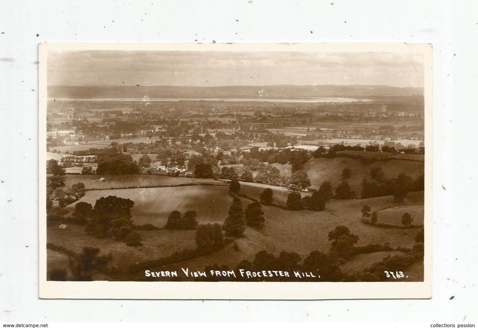 Cp , ANGLETERRE , Severn View From FROCESTER HILL , Voyagée 1953 - Autres & Non Classés