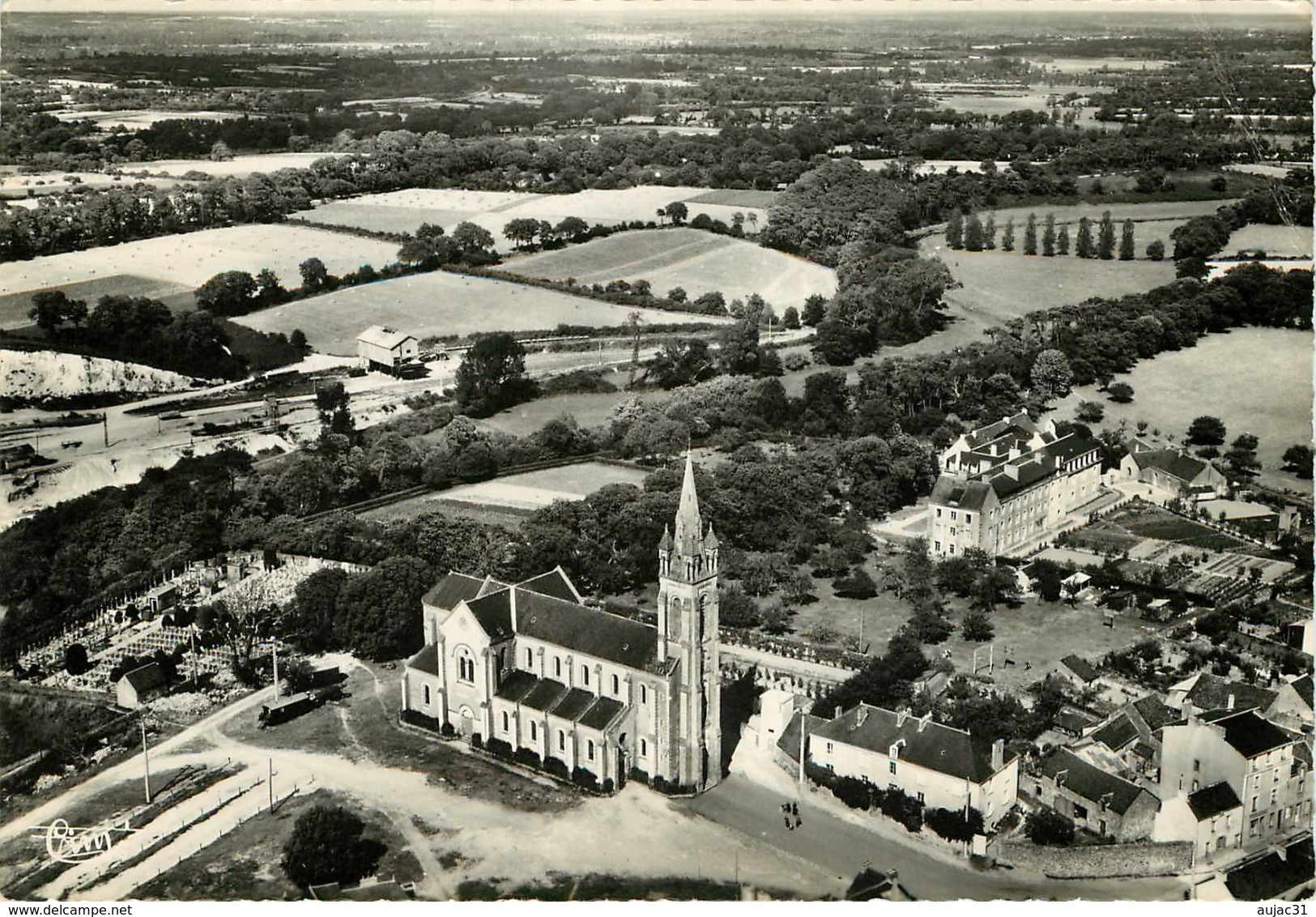 Dép 44 - Ponchâteau - L'église - Semi Moderne Grand Format - état - Pontchâteau