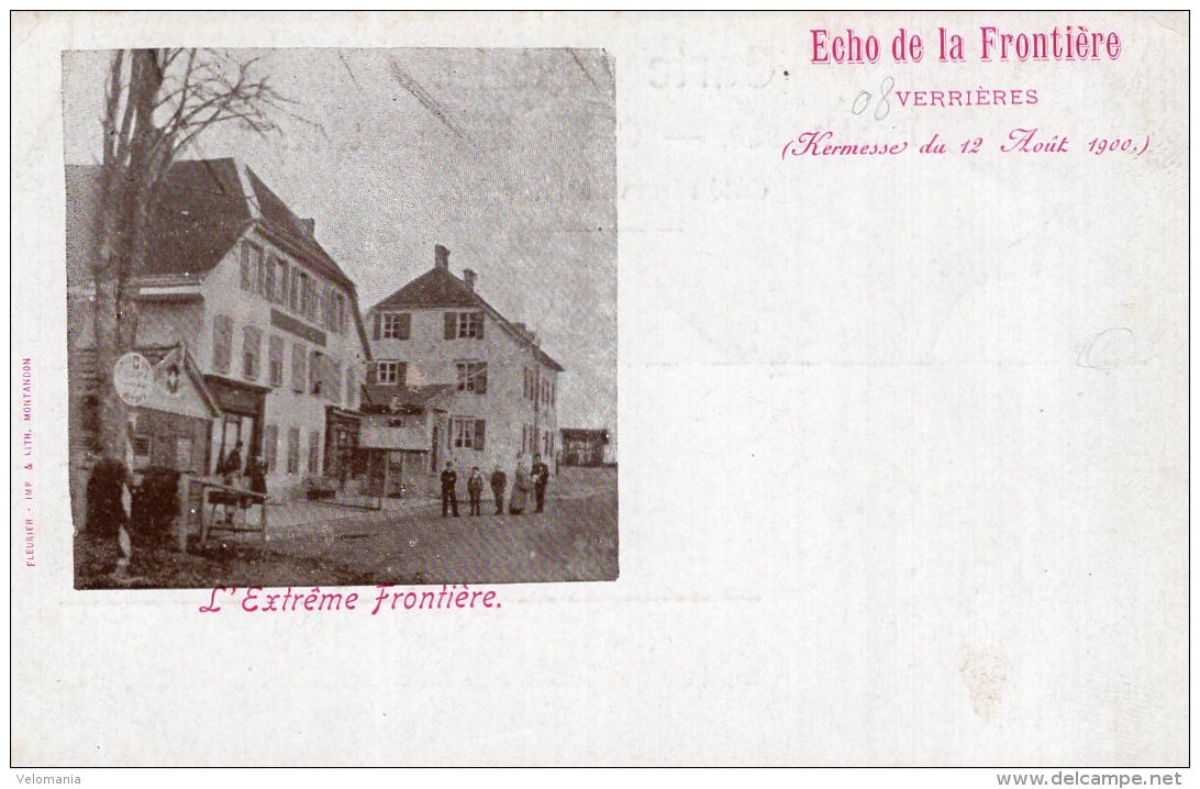 V7217 Cpa Suisse - Verrières - Echo De La Frontière " Kermesse 12 Août 1900" L'Extrême Frontière - Les Verrières