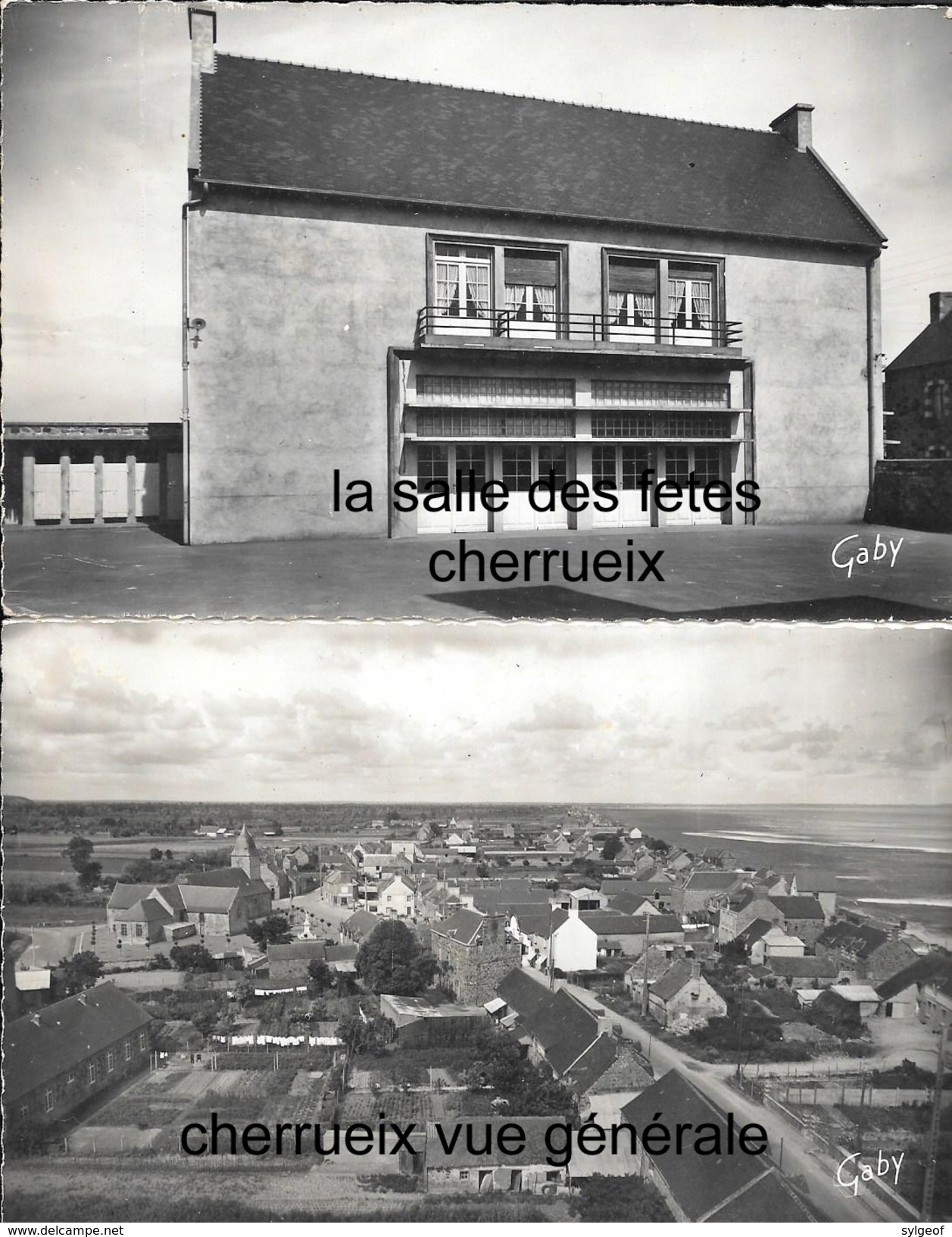 Cherrueix 2 Cartes Vue Générale, La Salle Des Fêtes - Other & Unclassified