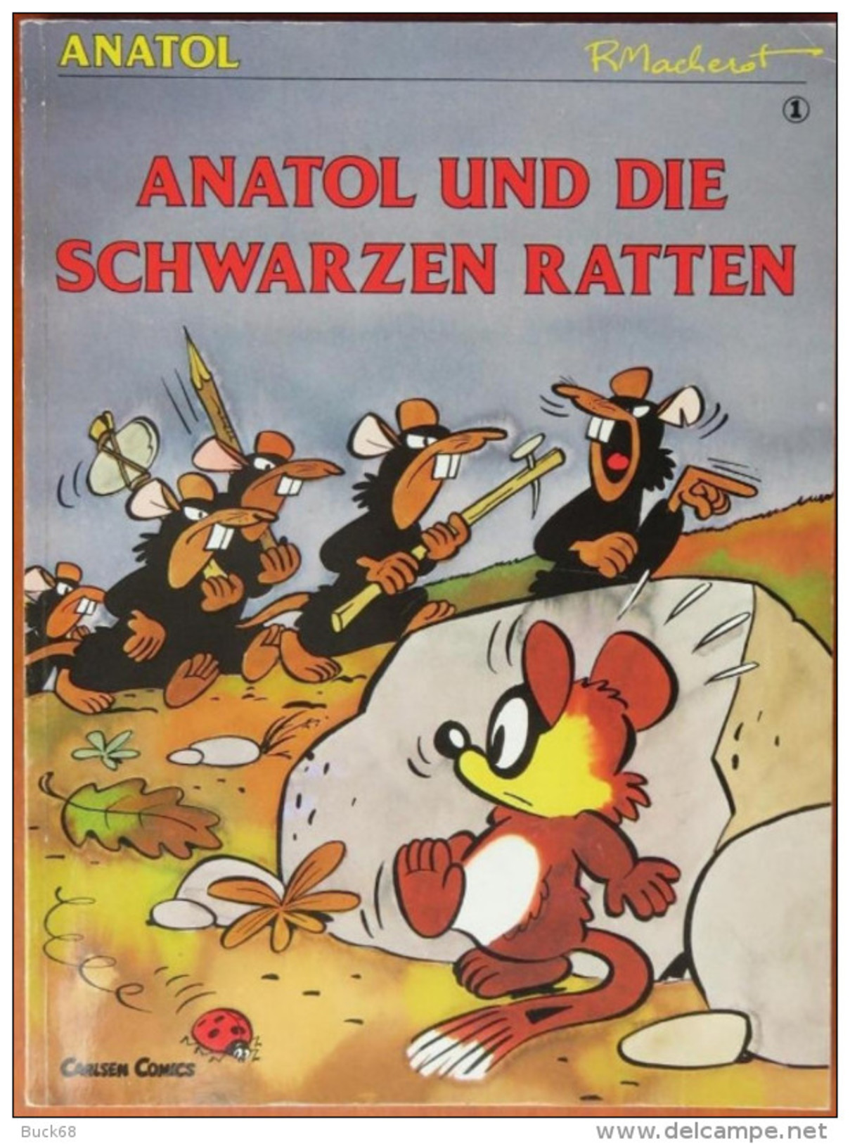 ANATOL (CHLOROPHYLLE) Von Raymond MACHEROT : Alben Nr. 2 Bis 5 Im Carlsen Comics Verlag - Erste Auflage - Andere & Zonder Classificatie