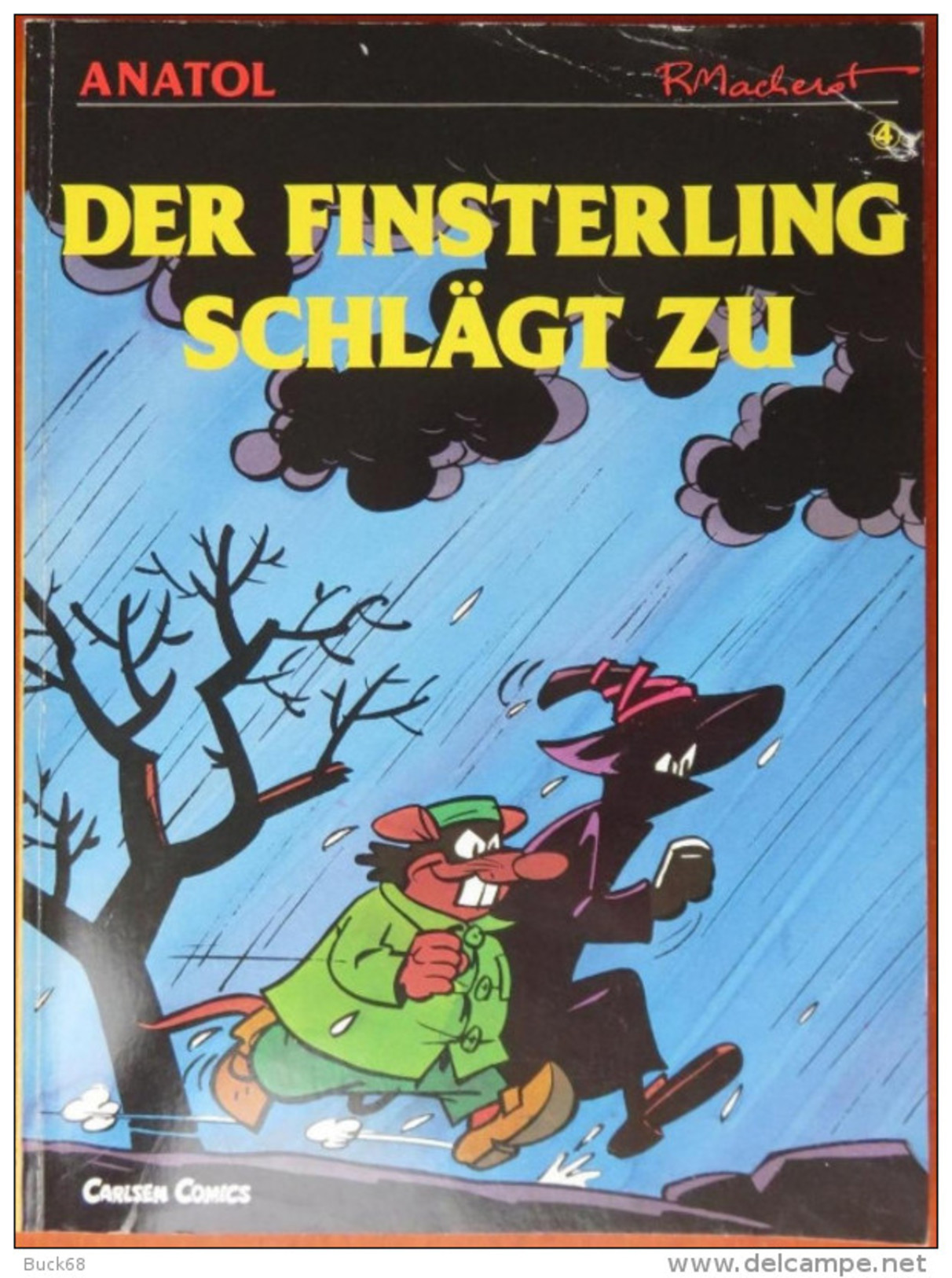 ANATOL (CHLOROPHYLLE) Von Raymond MACHEROT : Alben Nr. 2 Bis 5 Im Carlsen Comics Verlag - Erste Auflage - Andere & Zonder Classificatie