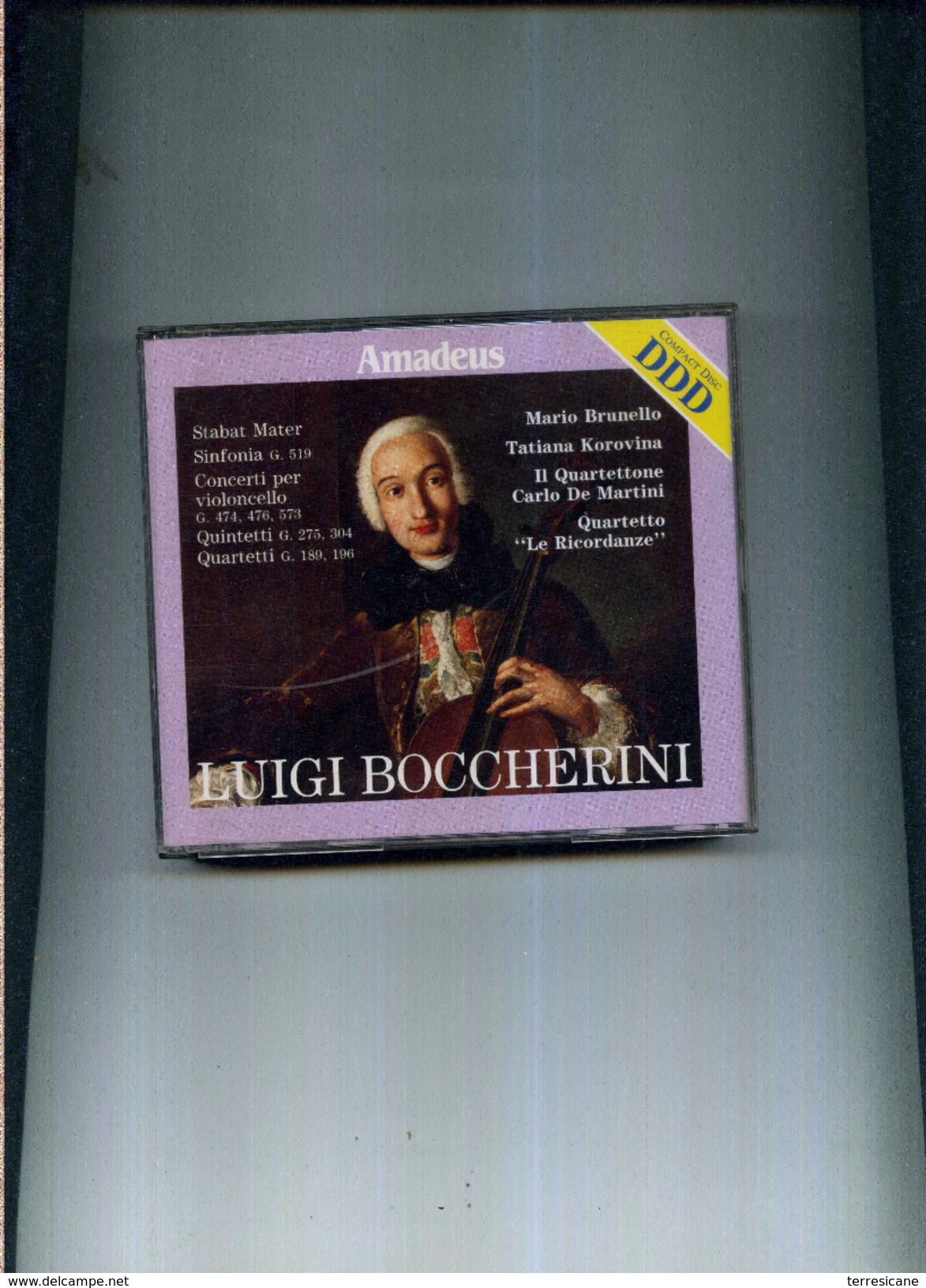 X COFANETTO 3 CD LUIGI BOCCHERINI STABAT MATER CONCERTI QUINTETTI SINFONIA - Klassik