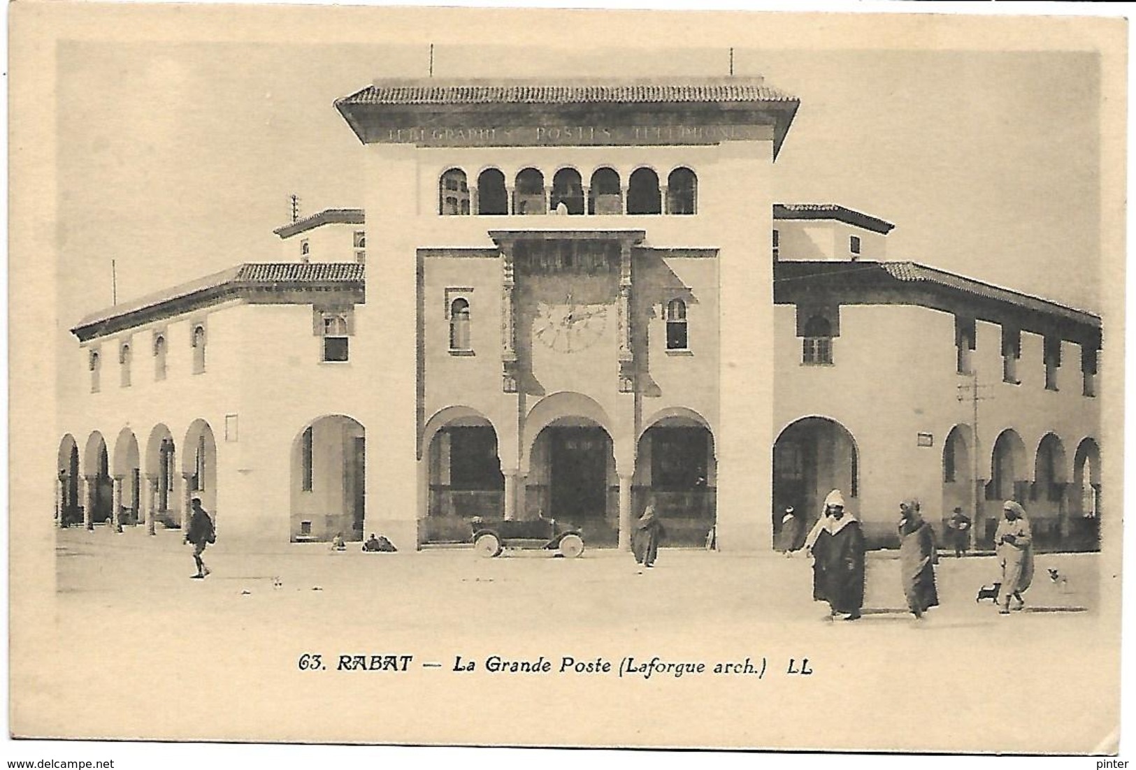 MAROC - RABAT - La Grande Poste - Rabat