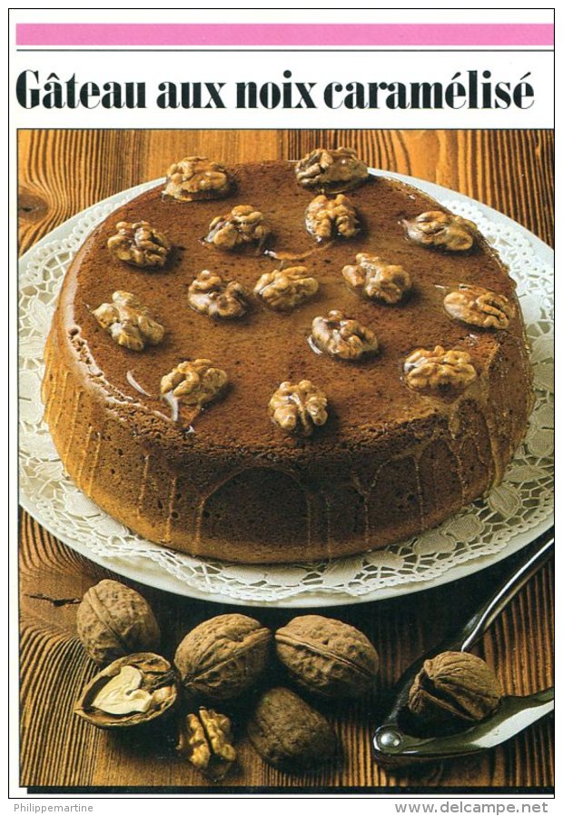 Les Fiches-cuisine De Elle :  Gâteau Aux Nois Caramélisé - Recepten