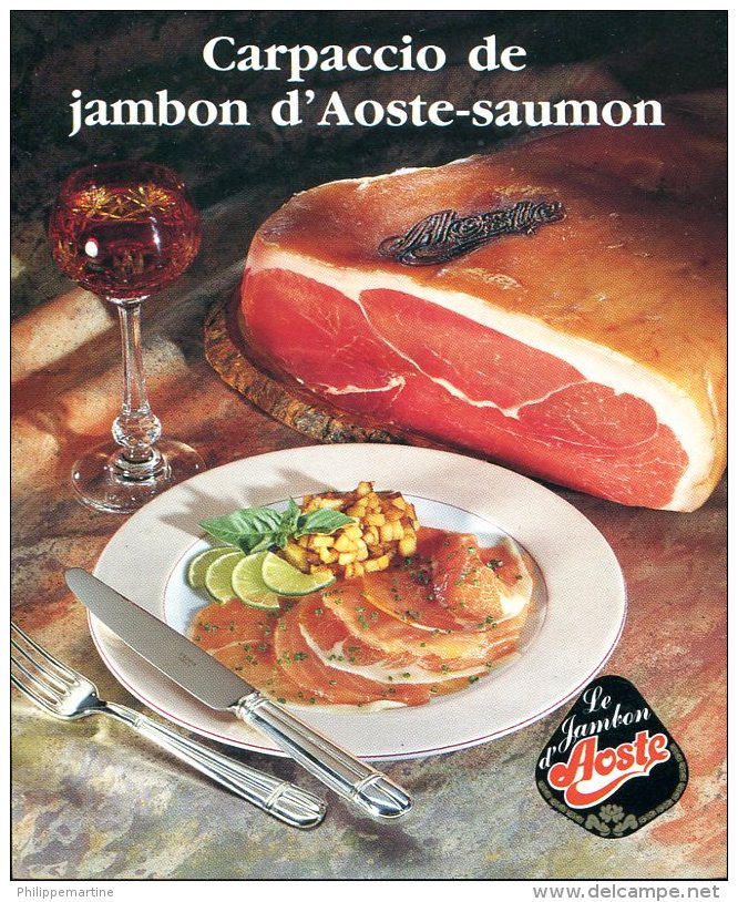 Carpaccio De Jambon D'Aoste-saumon - Recetas De Cocina