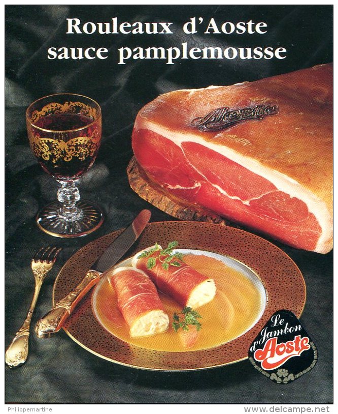 Rouleaux D'Aoste Sauce Pamplemousse - Küche & Rezepte