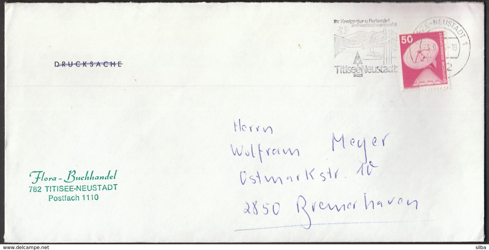 Germany Titisee Neustadt 1976 / Sailing Ships / Spa And Hollidays Area / Machine Stamp - Autres & Non Classés