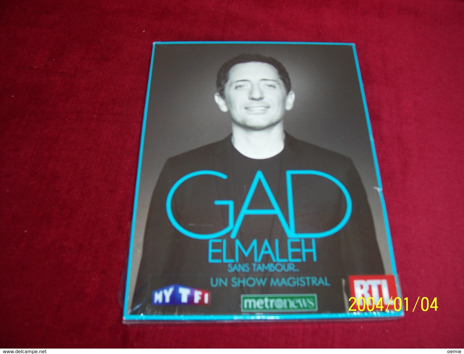 GAD ELMALEH  SANS TAMBOUR UN SHOW MAGISTRAL °°   NEUF - Concert Et Musique