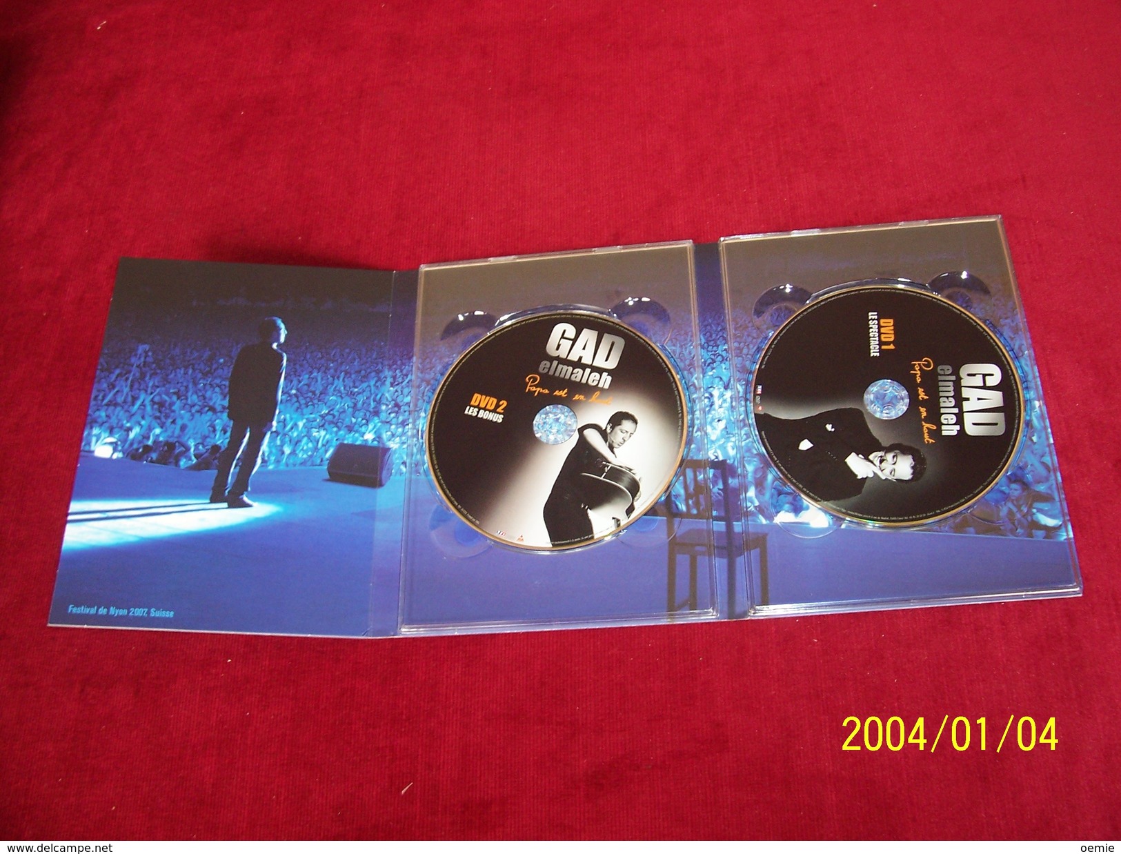 GAD ELMALEH   PAPA EST EN HAUT   DOUBLE DVD - History