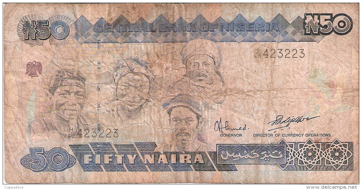 NIGERIA   50 Naira   ND (1991-)   Sign.9   P. 27b - Nigeria