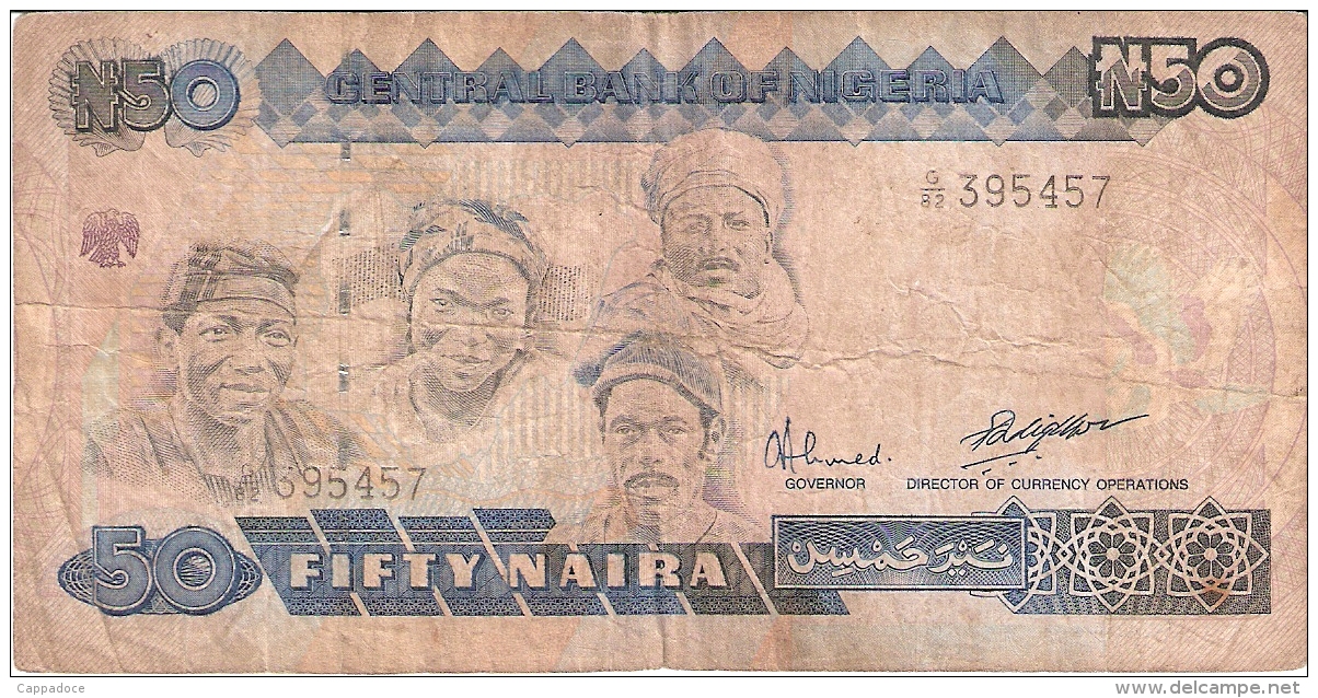 NIGERIA   50 Naira   ND (1991-)   Sign.9   P. 27b - Nigeria