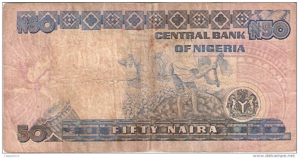 NIGERIA   50 Naira   ND (1991-)   Sign.9   P. 27b - Nigeria