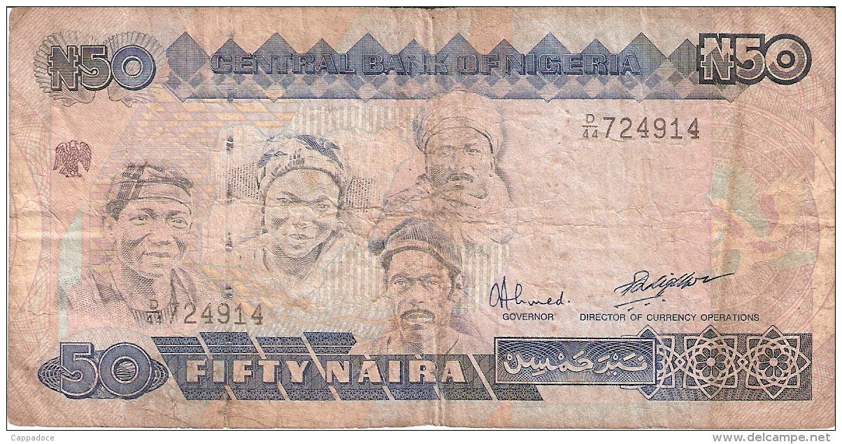 NIGERIA   50 Naira   ND (1991-)   Sign.9   P. 27b - Nigeria