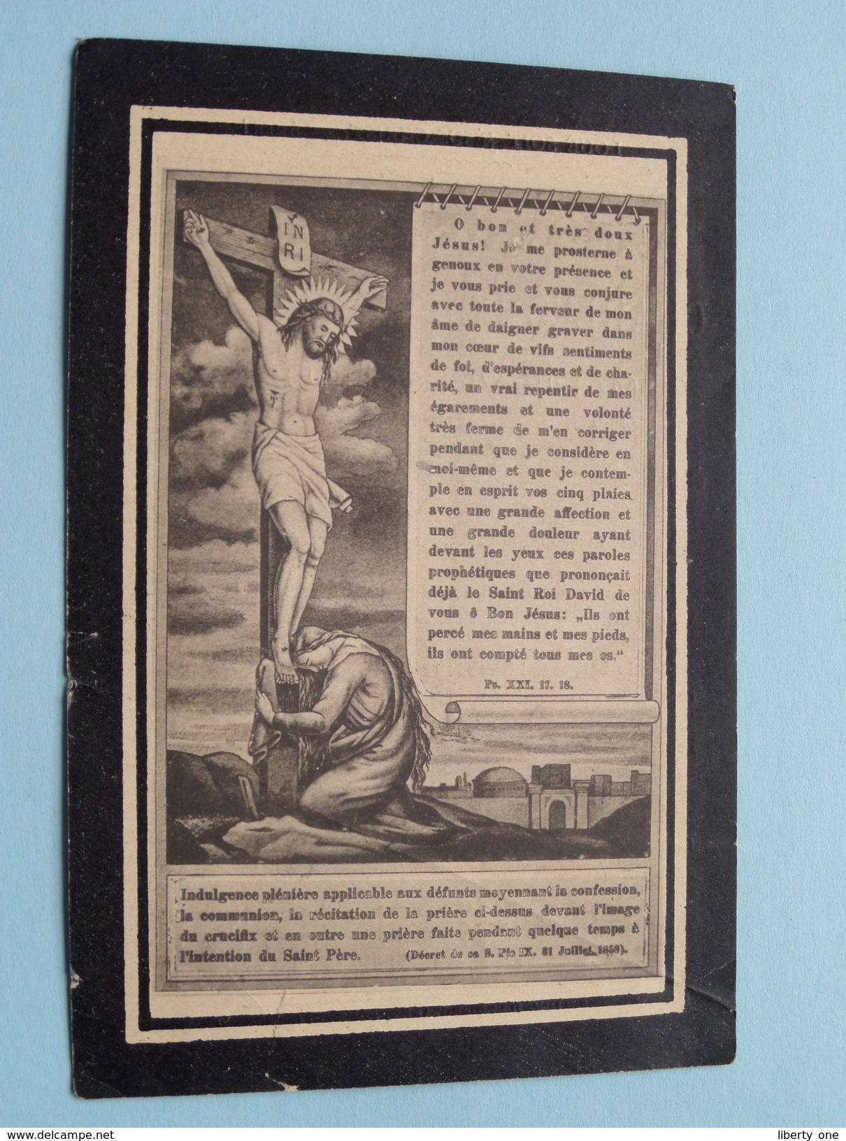 DP Charles-Louis DECAMPS ( Marie Verscheure ) HARLEBEKE 4 Jul 1827 - Courtrai 22 Déc 1890 ( Gekreukt / Zie Foto´s) ! - Religione & Esoterismo