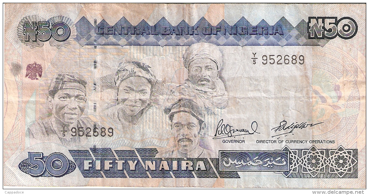 NIGERIA   50 Naira   ND (1991-)   Sign.10   P. 27c - Nigeria