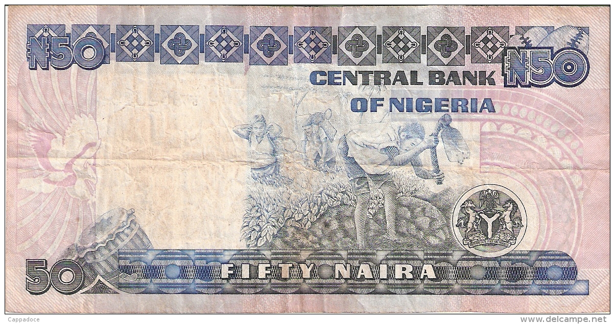 NIGERIA   50 Naira   ND (1991-)   Sign.10   P. 27c - Nigeria