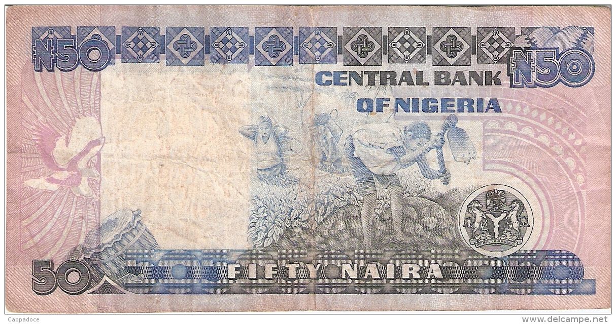 NIGERIA   50 Naira   ND (1991-)   Sign.10   P. 27c - Nigeria