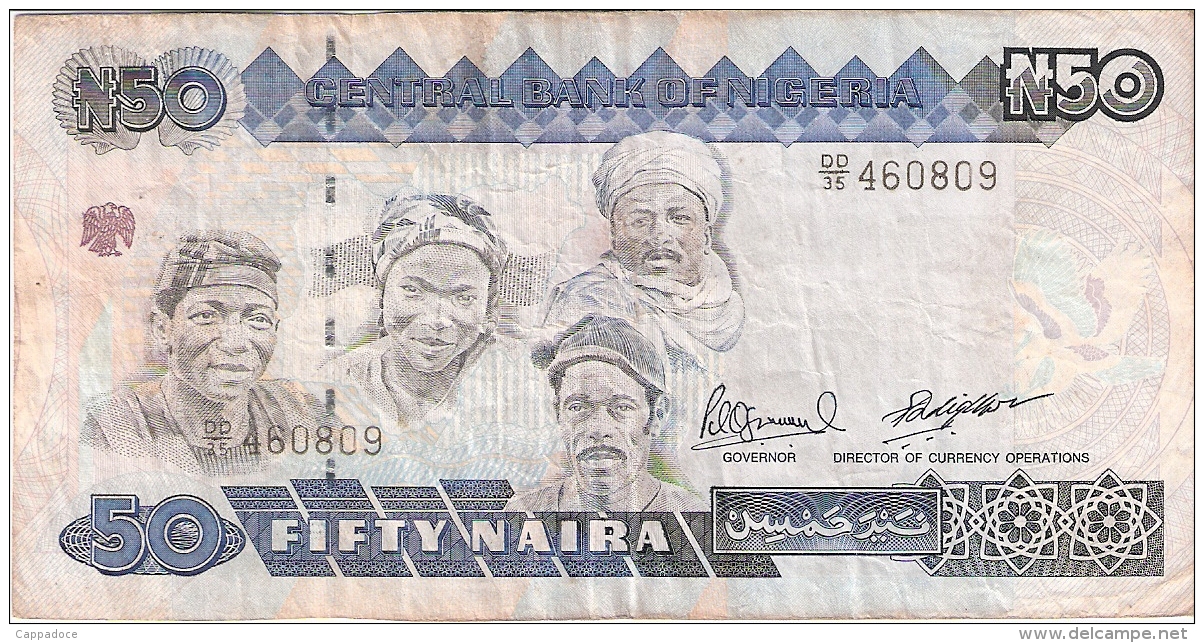 NIGERIA   50 Naira   ND (1991-)   Sign.10   P. 27c - Nigeria