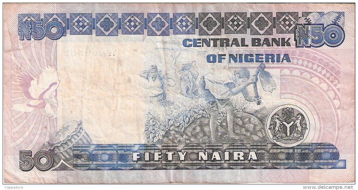 NIGERIA   50 Naira   ND (1991-)   Sign.10   P. 27c - Nigeria