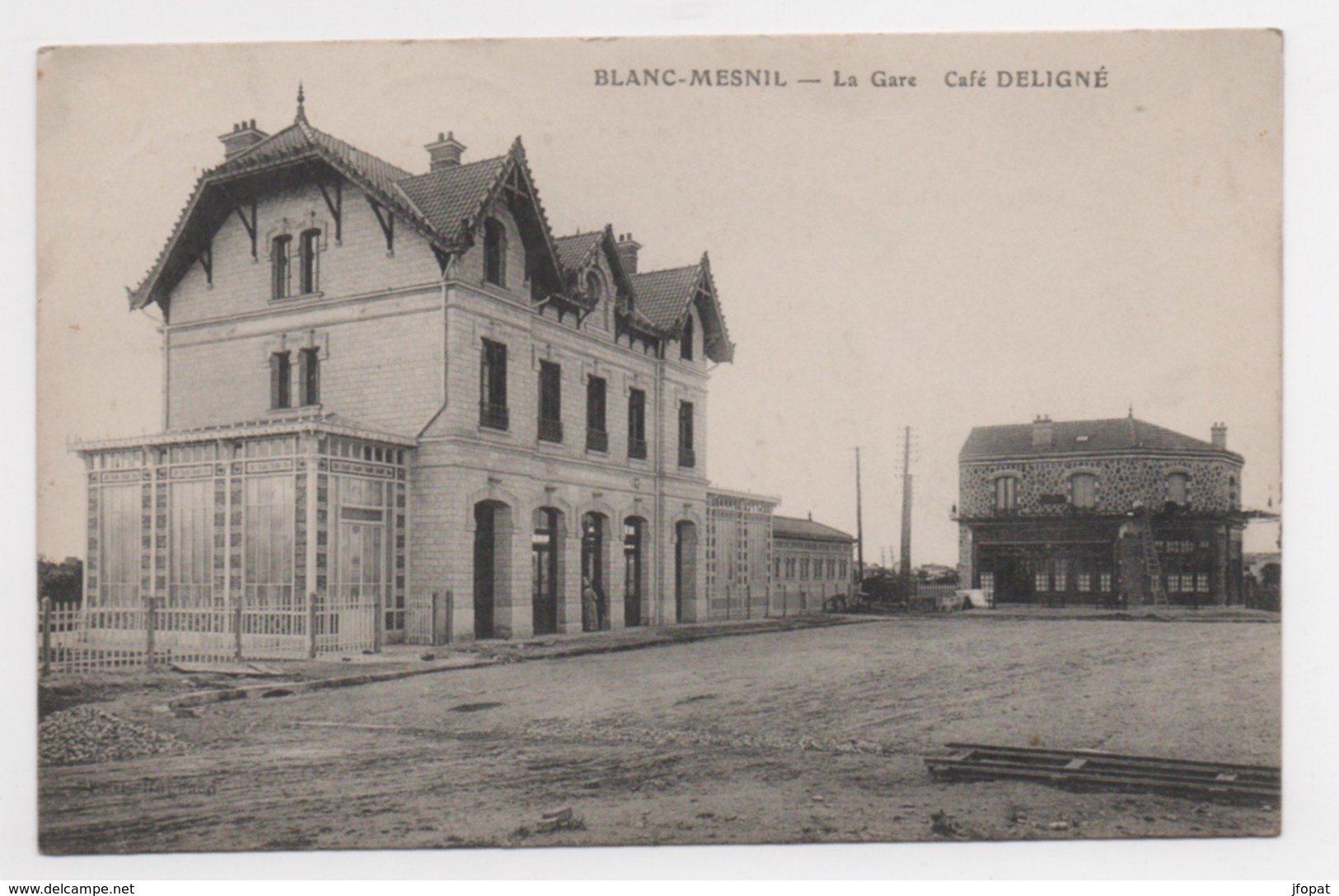 93 SEINE SAINT DENIS - LE BLANC MESNIL La Gare, Café Deligné - Le Blanc-Mesnil