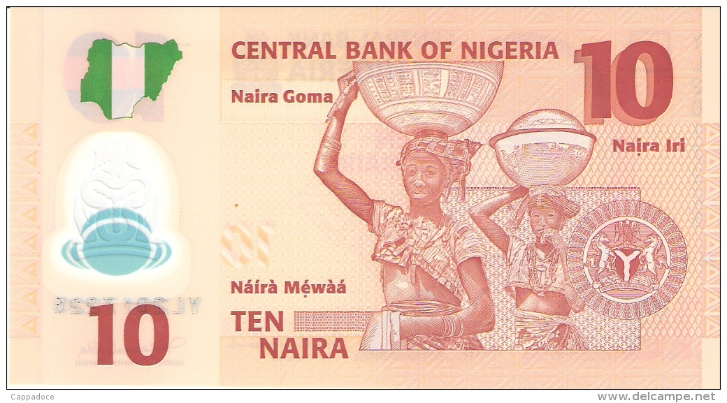 NIGERIA   10 Naira   2011   P. 39c   UNC - Nigeria