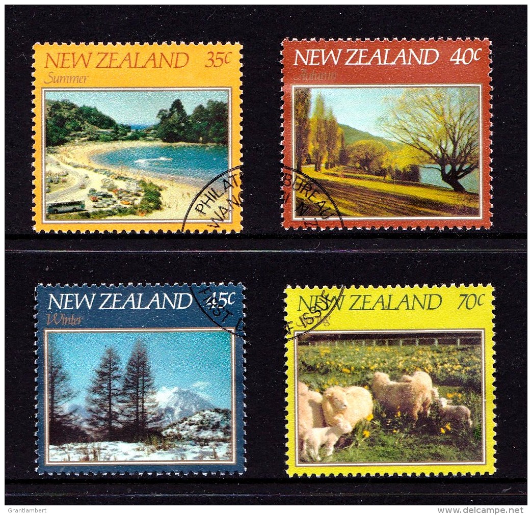New Zealand 1982 The Four Seasons Set Of 4 Used - Used Stamps