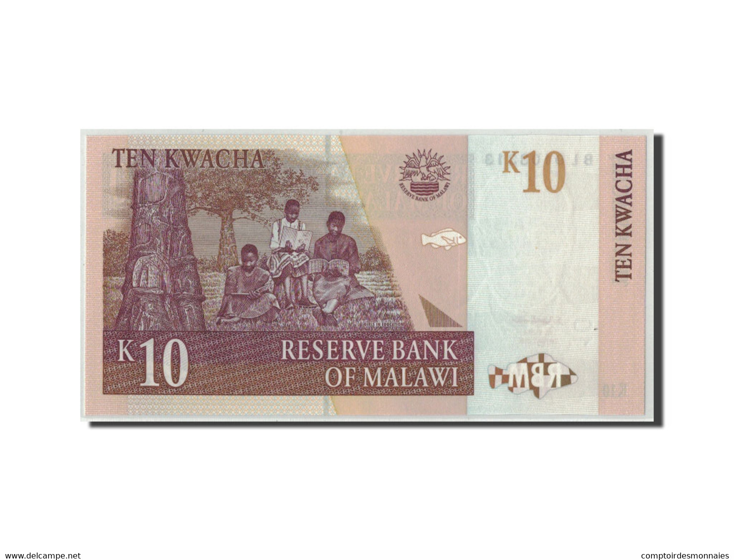 Billet, Malawi, 10 Kwacha, 2004, 2004-06-01, KM:51a, NEUF - Malawi