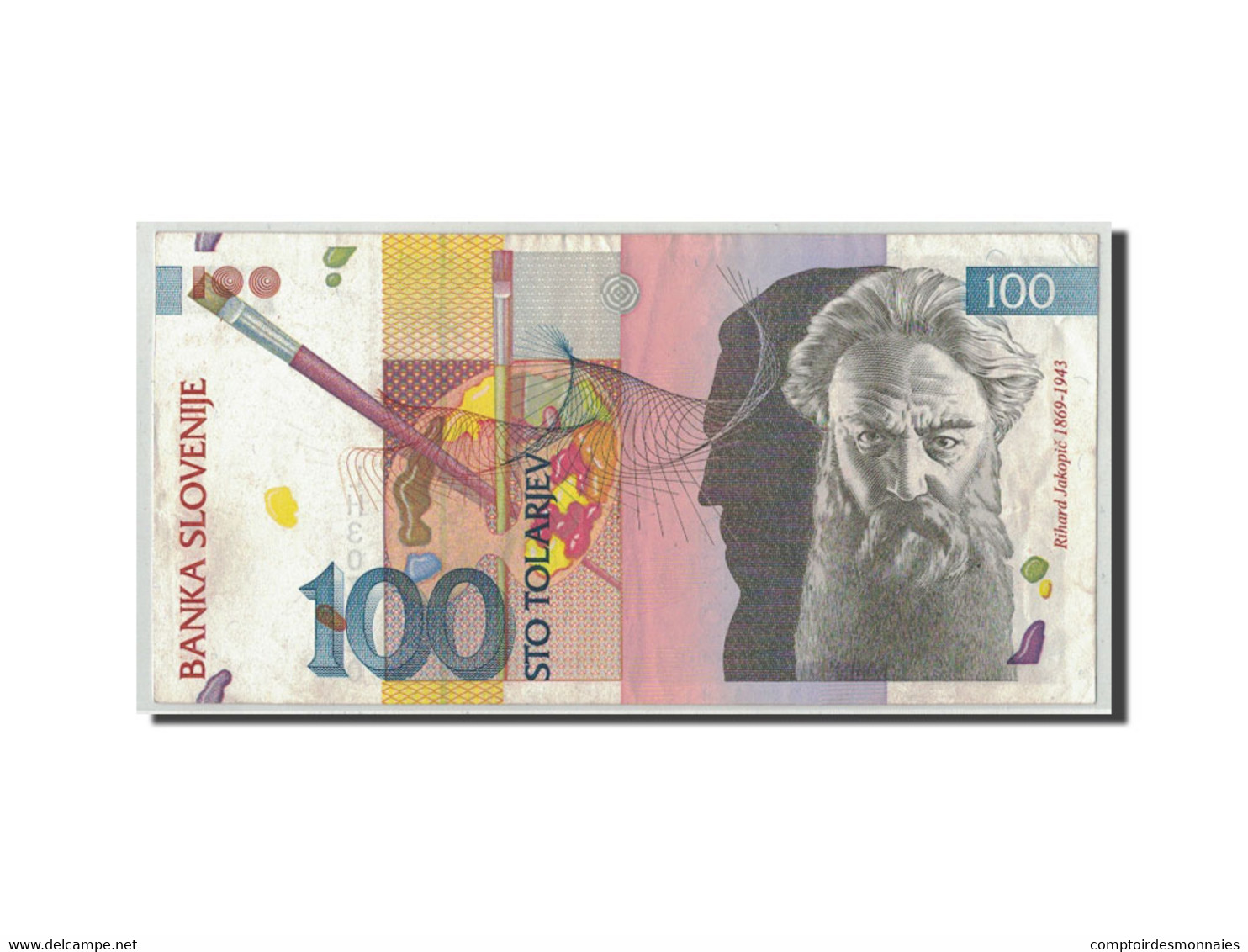 Billet, Slovénie, 100 Tolarjev, 1992, 1992-01-15, KM:14A, TB+ - Slowenien