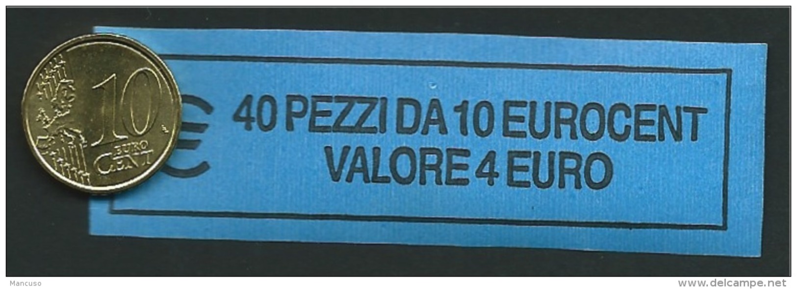 ITALIA  2012 - ROLL 10 CENT  ORIGINALE ZECCA - DATA VISIBILE - FDC - Rolls