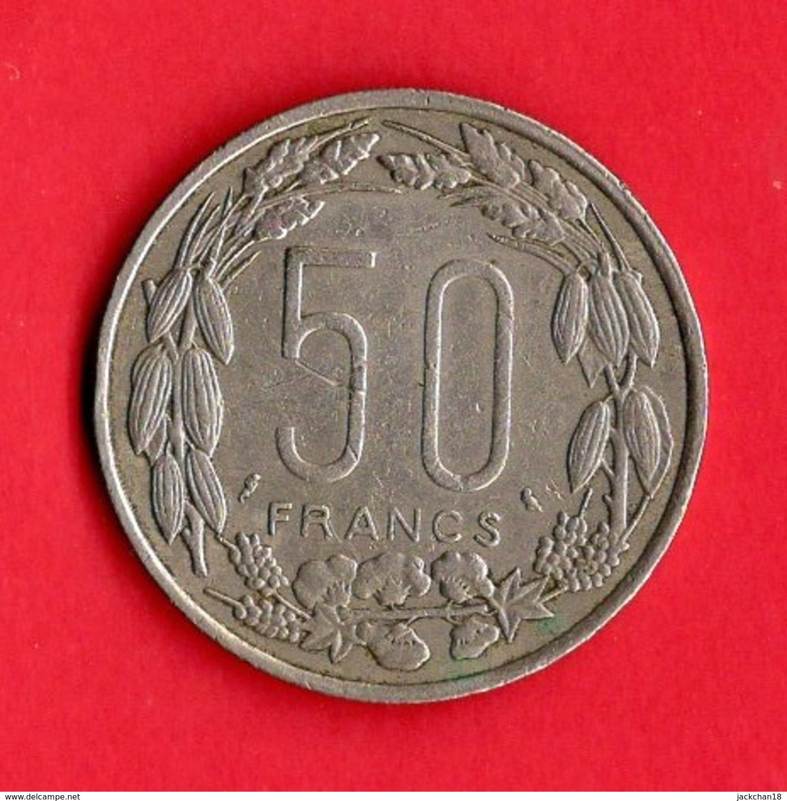 -- REPUBLIQUE CENTRAFRICAINE - CONGO -GABON - TCHAD - BANQUE CENTRALE - 50 FRANCS 1961- - Central African Republic