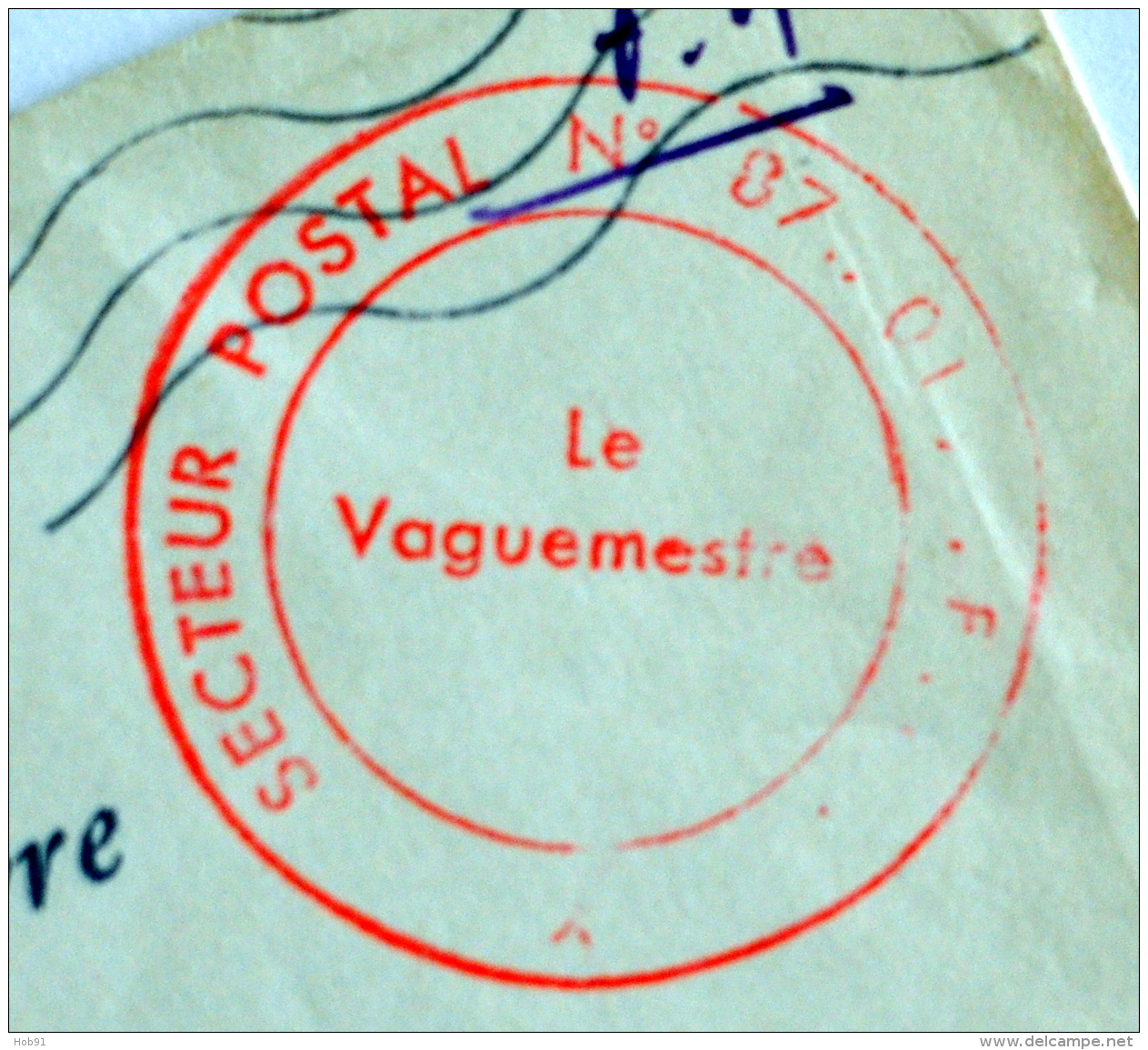 Enveloppe "Poste Aux Armées AFN",  Cachet "secteur Postal N°87" (Env 211) - Guerra D'Algeria