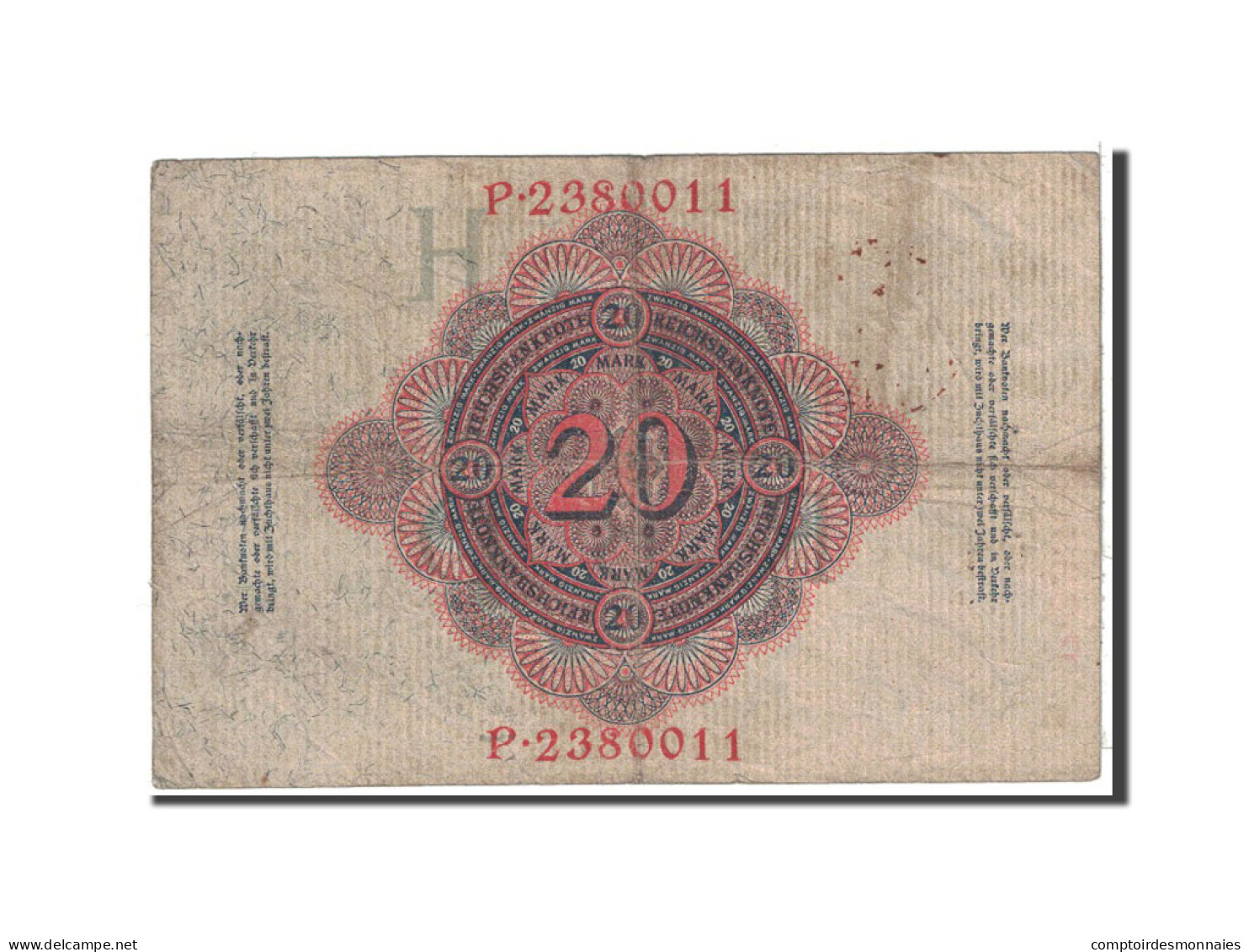 Billet, Allemagne, 20 Mark, 1914, 1914-02-19, KM:46b, TB+ - 20 Mark