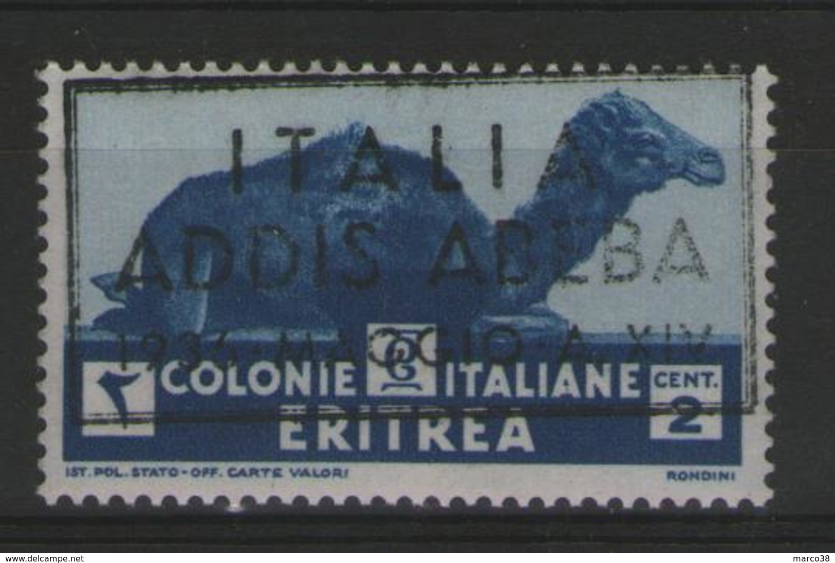 ERYTHREE:  N°195 ** Avec Surcharge "ITALIA / ADDIS ABEBA / 1936-MAGGIO-A.XIV" !!! - Eritrea