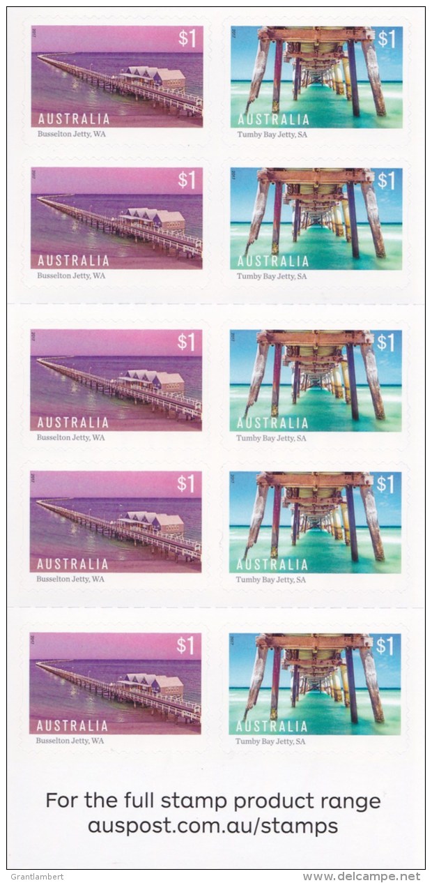 Australia 2017 Jetties Unfolded Mint Booklet - Booklets