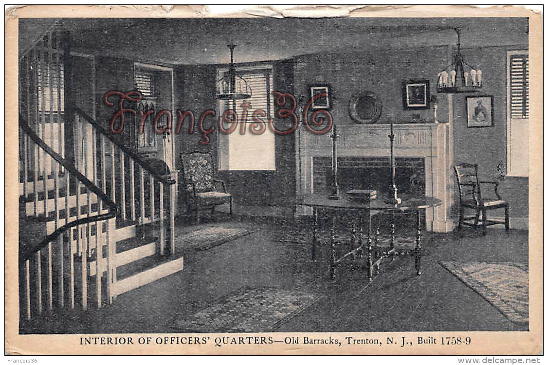 Interior Of Officer's Quarters - Old Barracks - Trenton - Autres & Non Classés