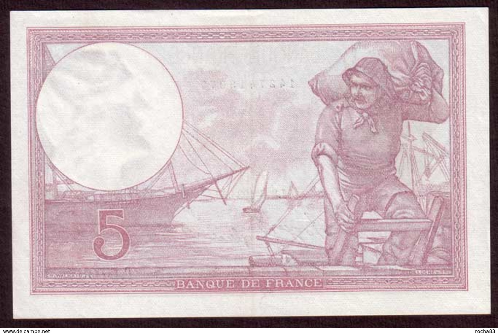 Billet - 5 Francs VIOLET Du 03 08 1933 UNC - 5 F 1917-1940 ''Violet''