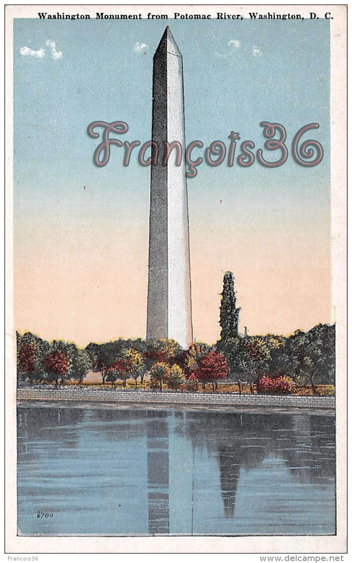 Washington Monument From Potomac RIver - Washington DC