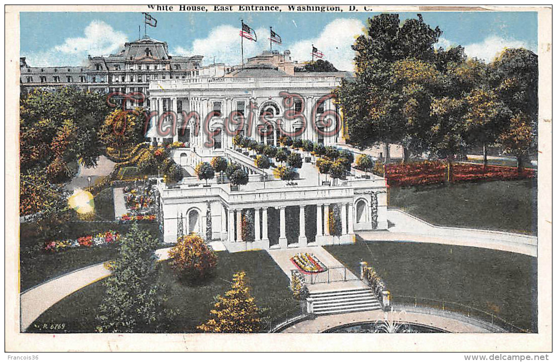 White House East Entrance - Washington DC