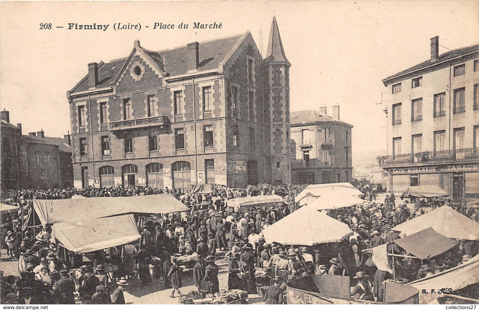 42-FIRMINY-PLACE DU MARCHE - Firminy