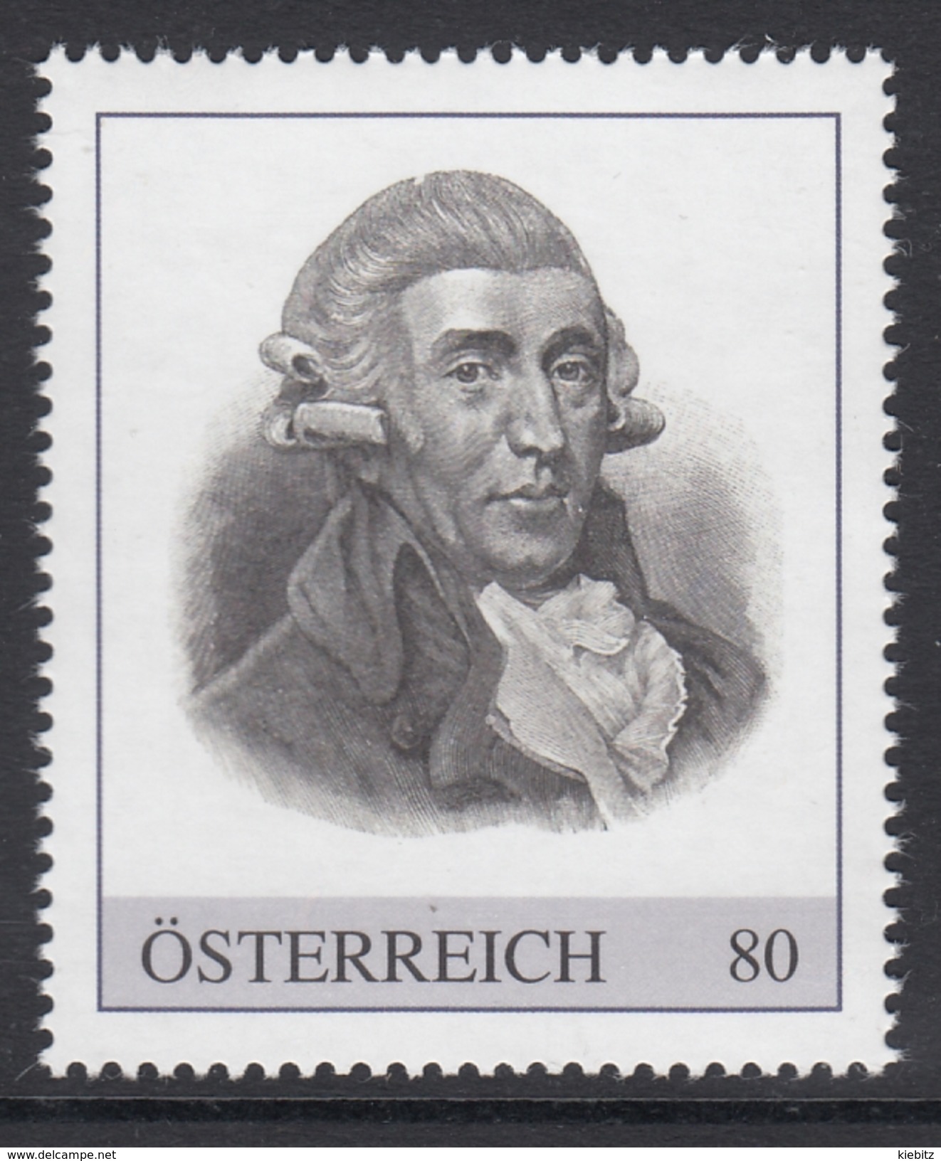 ÖSTERREICH 2016 ** Josef HAYDN, Komponist, Composer - PM Personalisierte Marke MNH - Musik