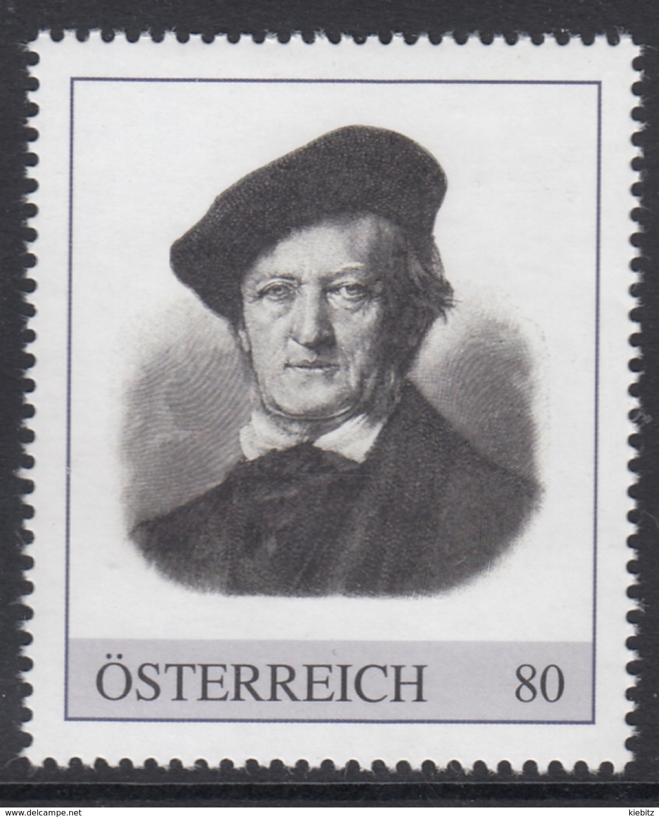 ÖSTERREICH 2016 ** Richard WAGNER, Komponist, Composer - PM Personalisierte Marke MNH - Music