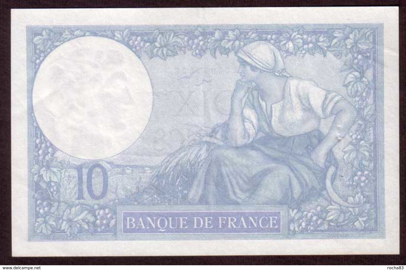 Billet - 10 Francs MINERVE Du 24 02 1927 SUP+ - 10 F 1916-1942 ''Minerve''