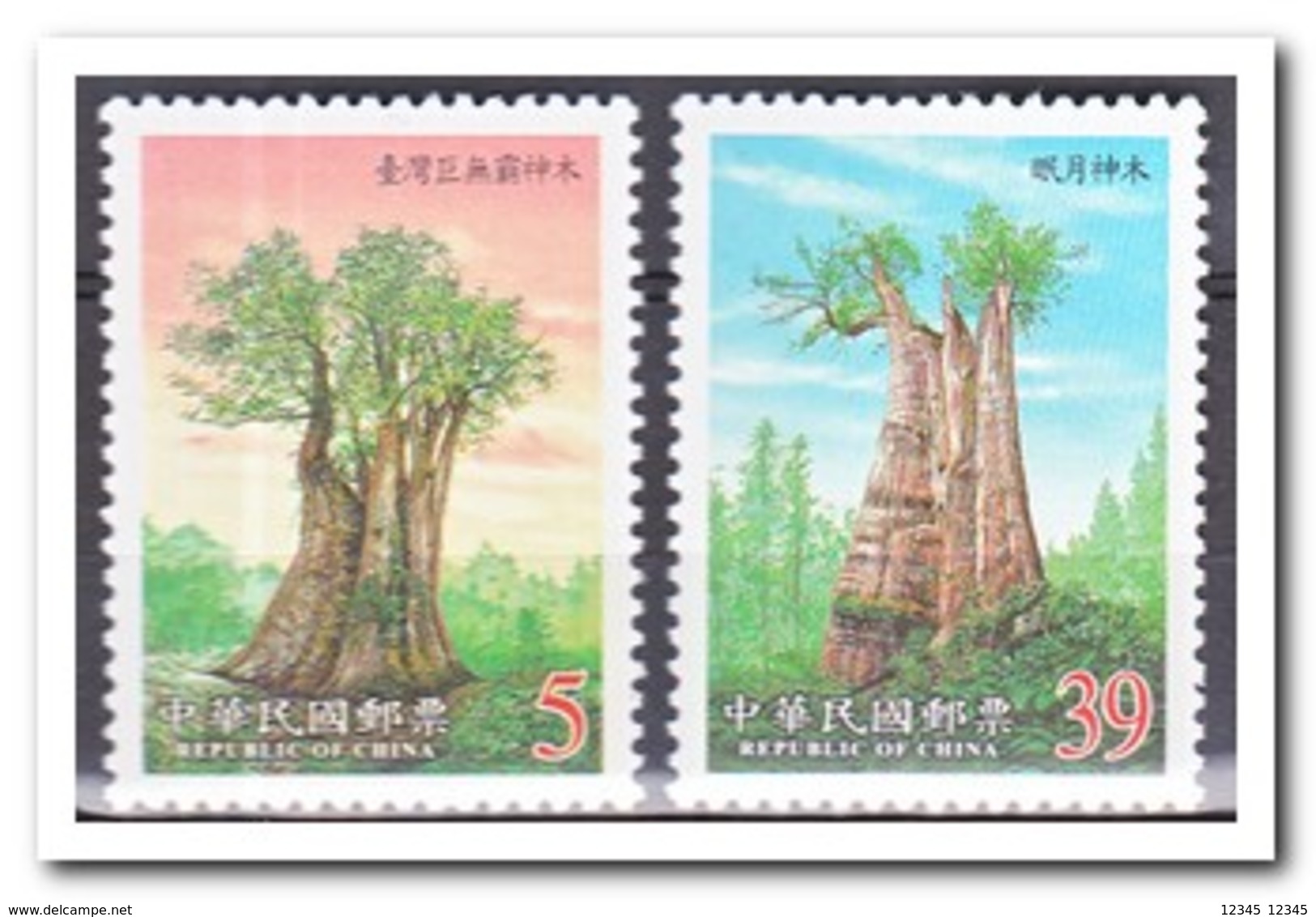 Taiwan 2000, Postfris MNH, Trees - Ongebruikt