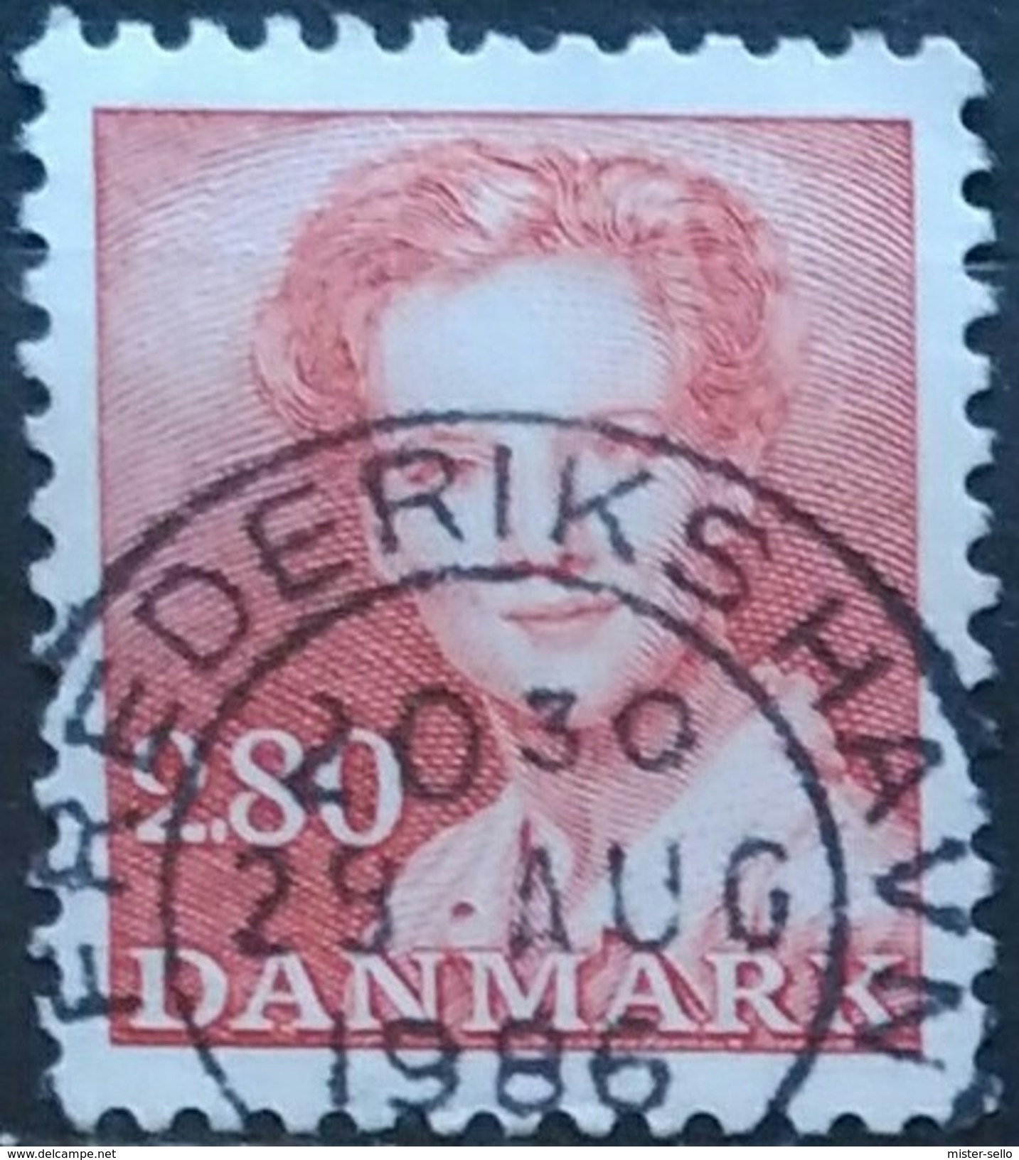 DINAMARCA 1985 Queen Margrethe II. USADO - USED. - Usado